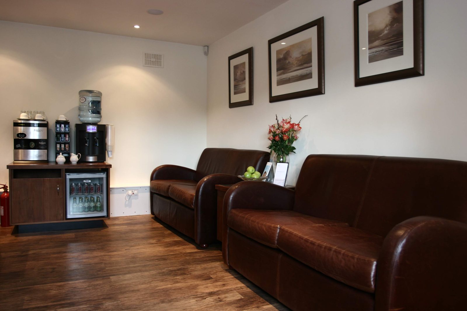 The patient lounge at Michael Dental Care, Cheltenham